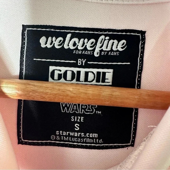 WeLoveFine by Goldie Star Wars Rebel Scuba Sleeveless Hooded Dress Size Small - Picture 5 of 12